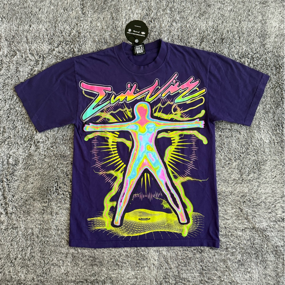 Men’s Evil Vice T-Shirt, Purple, Size Small, NWT